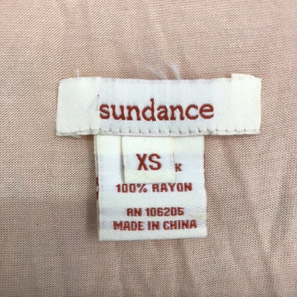 Sundance Floral 100% Silk Tiered Oversized Flowy Breezy Semi Sheer Top/Blouse XS - Picture 5 of 16